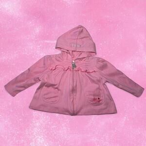 Pink Apple Bottoms Y2K Zip Up Sweater